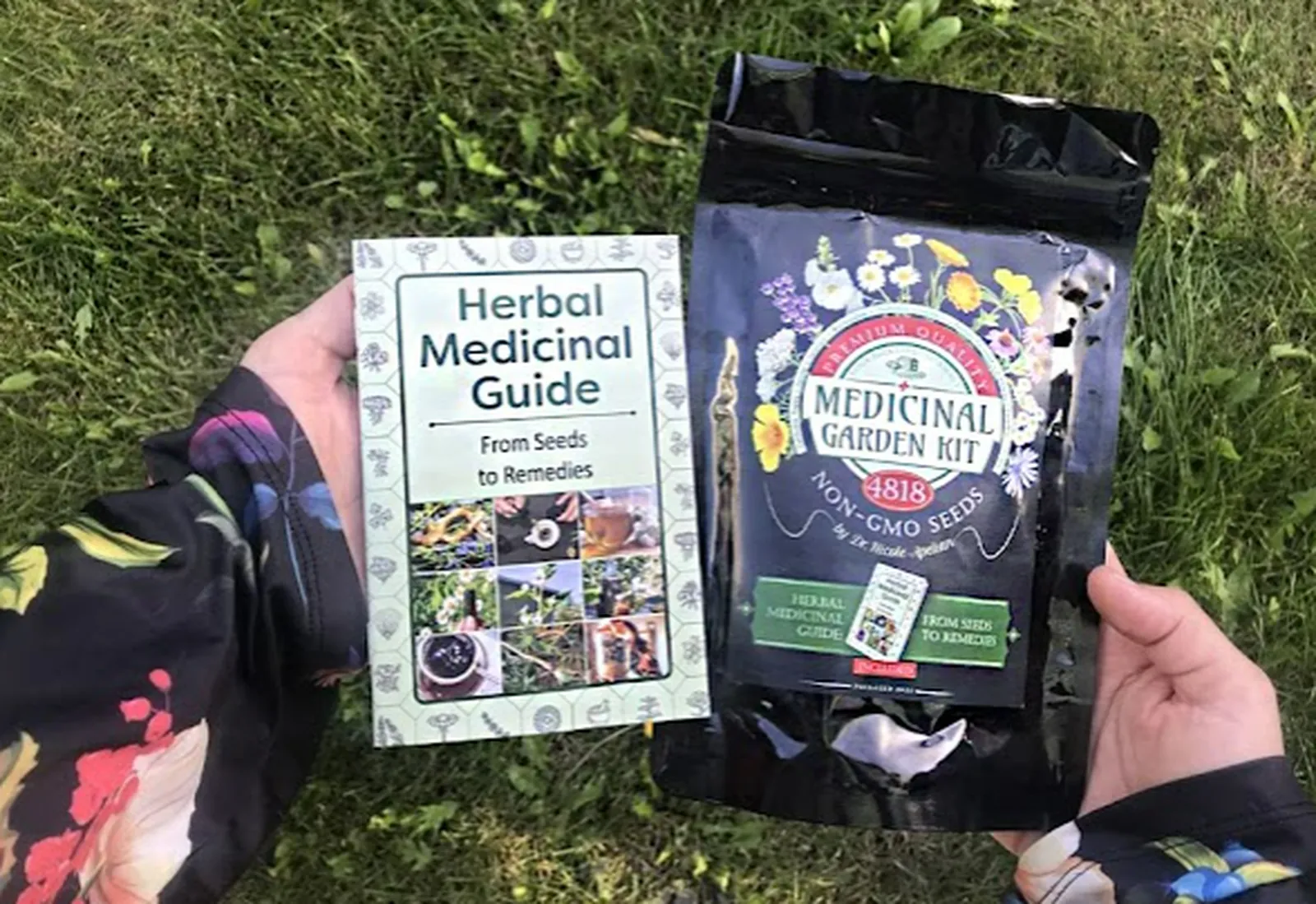 Medicinal Garden Kit in hand